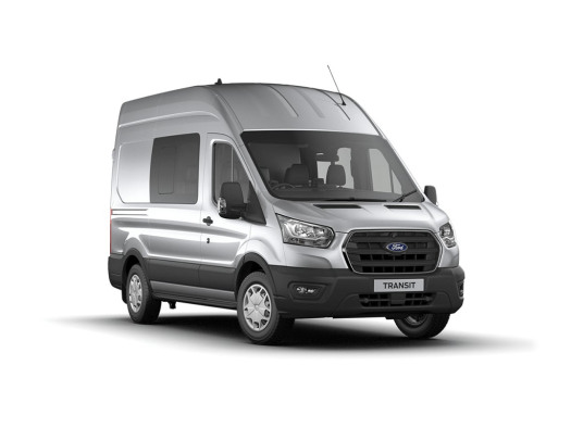 Ford Transit 350 L2 Diesel Fwd 2.0 EcoBlue 130ps H3 Trend D/Cab Van Auto [DAP] - Image 1